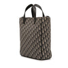 Dior Oblique Canvas and Leather Saddle Tote Secondhand