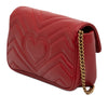 Gucci Mini GG Marmont Matelasse Leather Flap Crossbody Secondhand