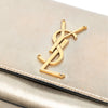 Saint Laurent Small Metallic Calfskin Monogram Kate Crossbody Secondhand