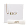 Dior Gold Plated Strass CD Logo Pendant Necklace Secondhand
