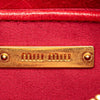 Miu Miu Vitello Shine Bow Wristlet Clutch Secondhand