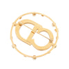 Dior Gold Plated Crystal and Faux Pearl Clair D Lune Brooch Secondhand