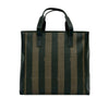 Fendi Pequin Coated Canvas Tote Secondhand