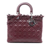 Dior Large Lambskin Cannage Bow Lady Dior Secondhand