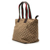 Gucci GG Canvas Web Tote Secondhand