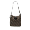 Fendi Zucca Canvas Shoulder Bag Secondhand