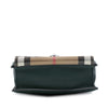 Secondhand Burberry Small Leather and House Check Canvas Derby Macken Crossbody