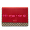 Gucci GG Supreme No Longer Not Yet Clutch Secondhand