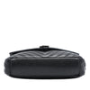 Saint Laurent Medium Chevron Sheepskin Monogram College Satchel Secondhand