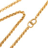 Chanel CC Gold Plated Flower Pendant Necklace Secondhand