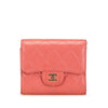 Chanel CC Quilted Caviar Trifold Wallet Secondhand