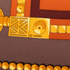Hermès Cuillers d Afrique Silk Scarf 90 Secondhand