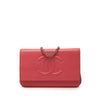 Chanel CC Caviar Wallet On Chain Secondhand