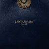 Saint Laurent Medium Calfskin and Suede Chevron Monogram College Satchel Secondhand