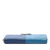 Prada Bicolor Saffiano Bow Zip Long Wallet Secondhand