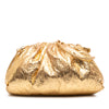 Secondhand Bottega Veneta Metallic Crinkled Lambskin The Mini Pouch Crossbody