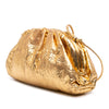 Secondhand Bottega Veneta Metallic Crinkled Lambskin The Mini Pouch Crossbody