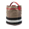 Burberry Medium Mega Check Canvas Ashby Bucket Bag Secondhand