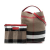 Burberry Medium Mega Check Canvas Ashby Bucket Bag Secondhand