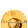 Chanel Gold Plated Straw Hat Brooch Secondhand