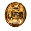 Chanel Gold Plated Mademoiselle Clip On Earrings Secondhand