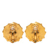 Chanel CC Gold Plated Faux Pearl Clip On Earrings Secondhand
