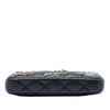 Chanel Quilted Aged Calfskin Lucky Charms Reissue 2.55 Double Zip Clutch With Chain Secondhand