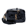 Saint Laurent Croc Embossed Patent Lou Belt Bag Secondhand