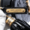 Saint Laurent Croc Embossed Patent Lou Belt Bag Secondhand