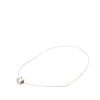 Secondhand Hermès Palladium Plated Enamel Cage dH Cube Necklace