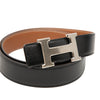 Hermès Togo and Box Calf H Strie Reversible Belt Secondhand