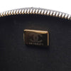 Chanel Quilted Lambskin Oval Logo Chain Top Handle Round Clutch on Chain Secondhand