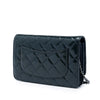Chanel CC Quilted Patent Wallet On Chain Secondhand