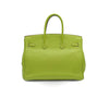 Secondhand Hermès Birkin 35 Vert Anis Togo Leather Bag - '10s