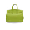 Secondhand Hermès Birkin 35 Vert Anis Togo Leather Bag - '10s