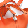 Secondhand Hermès Minium Picotin Lock 22 Clemence Leather Bag - '20s