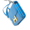 Secondhand Hermès Constance 24 Blue Zanzibar Evercolor Leather Bag - '10s