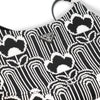 Secondhand Prada Black/White Jacquard Knit Cleo Bag - '20s