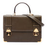 Gucci Calfskin Dual Push Lock Top Handle Bag Secondhand