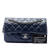 Chanel Medium Quilted Glazed Calfskin Duo Color Flap Secondhand