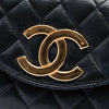Chanel XL CC Quilted Lambskin Round Flap Secondhand