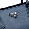 Prada Saffiano Cuir Turnlock Twin Satchel Secondhand