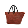Secondhand Balenciaga Large Raffia Motocross Classic Panier Tote