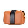 Fendi Mini Bicolor Nappa Apolo Chain Baguette Shoulder Bag Secondhand