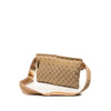 Gucci GG Canvas Web Double Pocket Belt Bag Secondhand