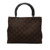 Gucci GG Nylon Bamboo Satchel Secondhand