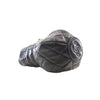 Chanel CC Shiny Lambskin Quilted Drawstring Clutch with Chain Secondhand