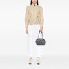 Chanel Quilted Striped Nylon Bubble Shoulder Bag Secondhand