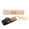 Gucci GG Supreme and Calfskin Interlocking G Bag Charm and Key Ring Secondhand