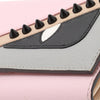 Secondhand Fendi Studded Leather Monster Eyes Tube Wallet On Chain